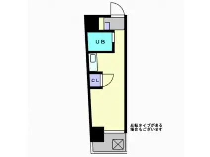 グリーンハイツ河原町(ワンルーム/4階)の間取り写真