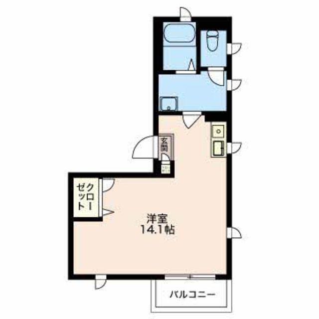 伊豆箱根鉄道駿豆線 修善寺駅 徒歩2分 3階建 築22年(ワンルーム/3階)の間取り写真
