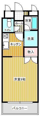 ワンダーランド(1K/1階)の間取り写真