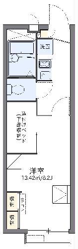 レオパレスSAKURANO(1K/1階)の間取り写真