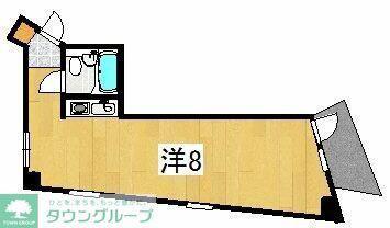 グレース・ラギ(ワンルーム/4階)の間取り写真