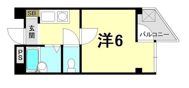 LE-CIER-KOBE(1K/3階)の間取り写真