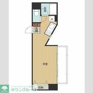 GOODY 北坂戸(ワンルーム/5階)の間取り写真