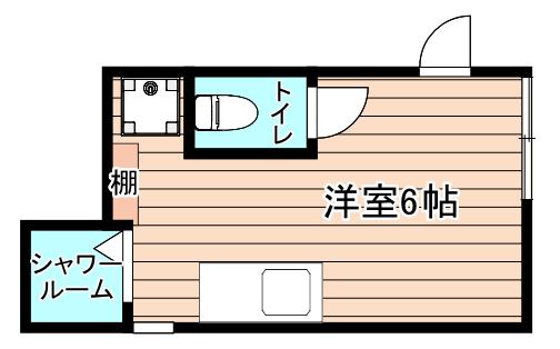 都島中通3丁目(ワンルーム/2階)の間取り写真