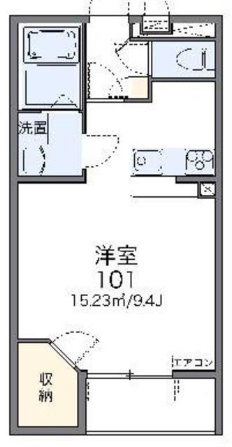 レオネクストモビリティ(1K/3階)の間取り写真