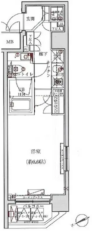 スパシエグランス早稲田 6階階 間取り