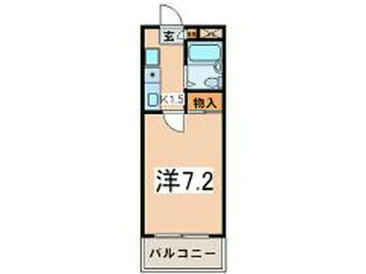 グレース大倉山 3階階 間取り