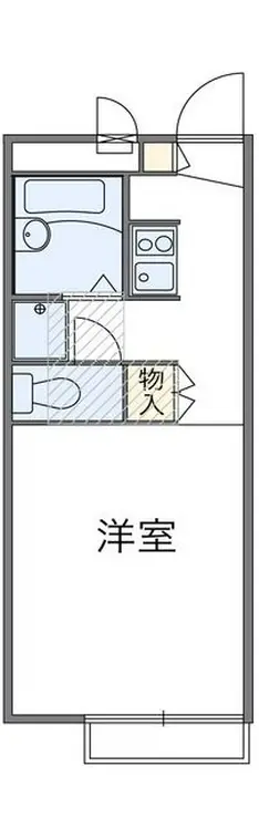 レオパレスLUNA 1階階 間取り