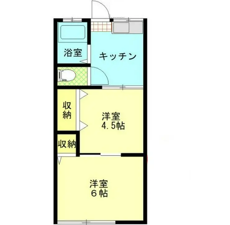 和田コーポ 1階階 間取り