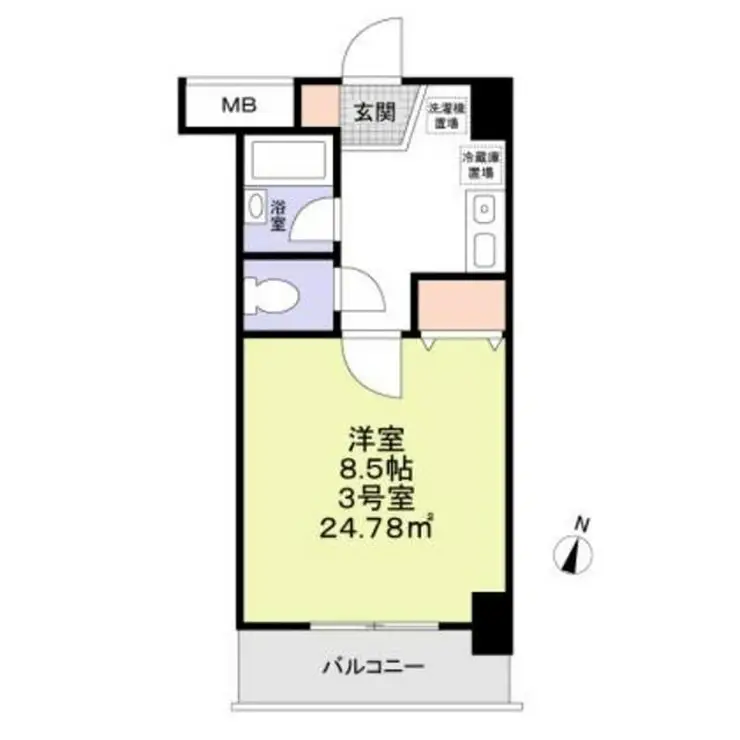 F-GRANDE 7階階 間取り