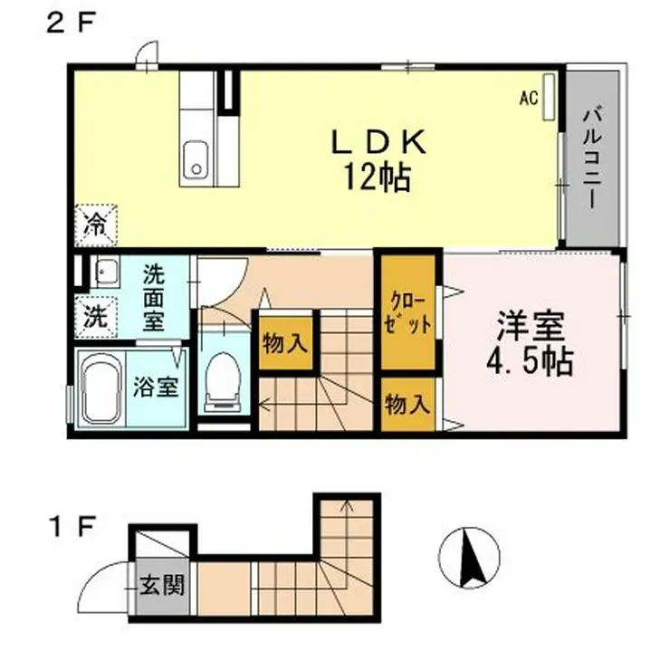 グランラヴィーヌ 2階階 間取り