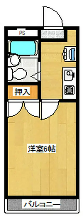 ベルトピア深谷1 2階階 間取り