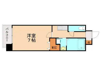 RISO CORE(1K/8階)の間取り写真