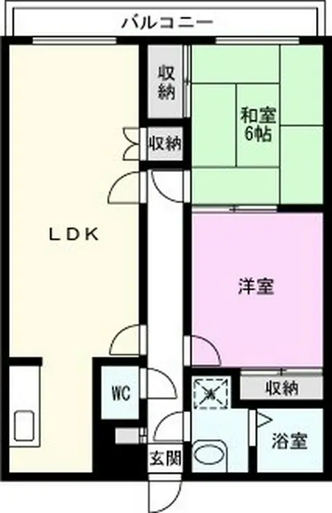 セルアーモスナダII 2階階 間取り