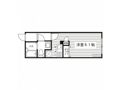 ISM板橋本町(ワンルーム/4階)の間取り写真