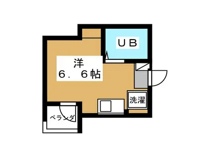 TK-SQUARE(ワンルーム/1階)の間取り写真