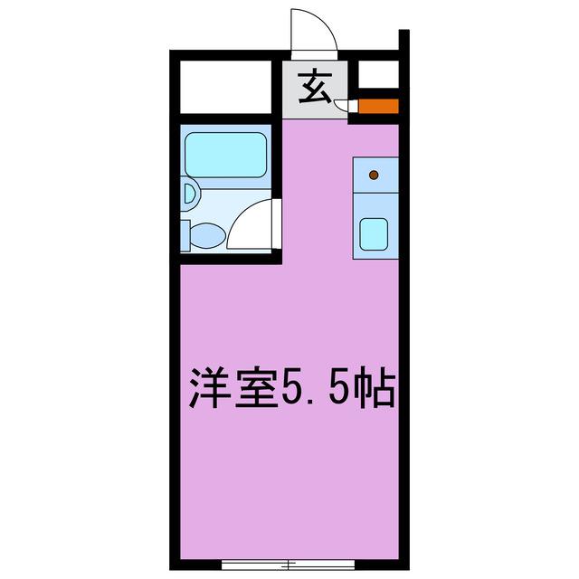 サンワプラザ福崎I(ワンルーム/1階)の間取り写真