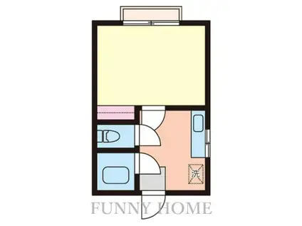 メゾンワタベ(1K/2階)の間取り写真