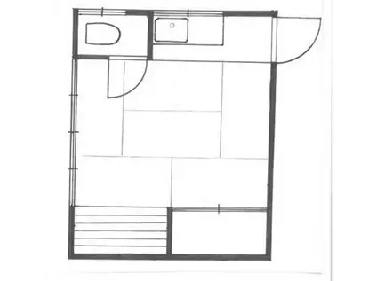 多田ハイツ(ワンルーム/2階)の間取り写真
