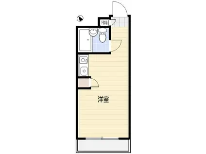 トップ舞岡第一(ワンルーム/1階)の間取り写真