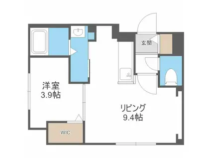 LANZADORN17 ランザドールN17(1LDK/3階)の間取り写真