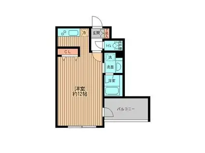 レガーロ御茶ノ水I(ワンルーム/6階)の間取り写真