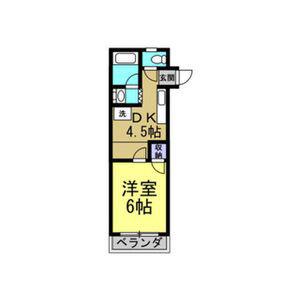 パークヒルズ東海(1DK/3階)の間取り写真