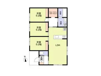 NO.102 CLUB ORIENT BLD(1K/5階)の間取り写真