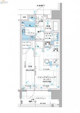 オーパスレジデンス中板橋(1LDK/3階)の間取り写真