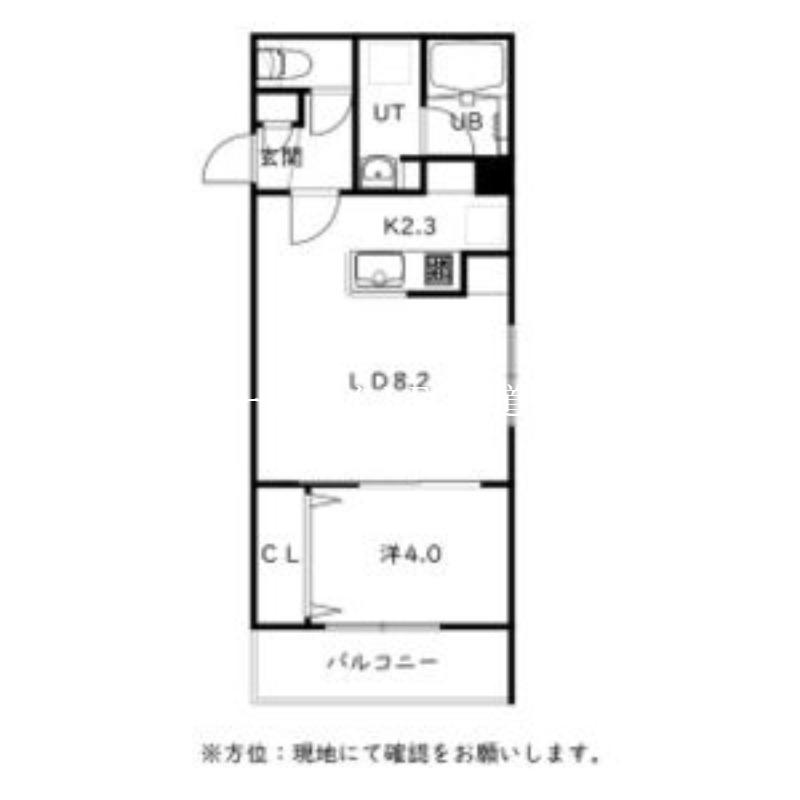 フェーラシュヴァル元町(1LDK/1階)の間取り写真