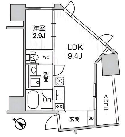 NIDO SUGAMO(1LDK/7階)の間取り写真