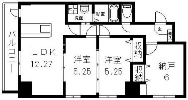 ARCENCIEL SQUARE TAKAIDA(3LDK/9階)の間取り写真
