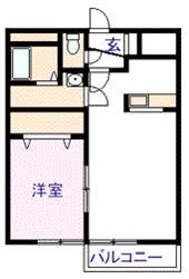 SUCCEED(1LDK/2階)の間取り写真