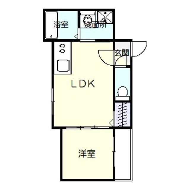 センショウトラストII(1LDK/2階)の間取り写真