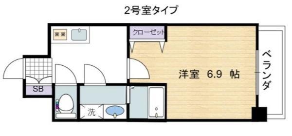 RAYSPRODUCT西住之江ADAMU(1K/3階)の間取り写真