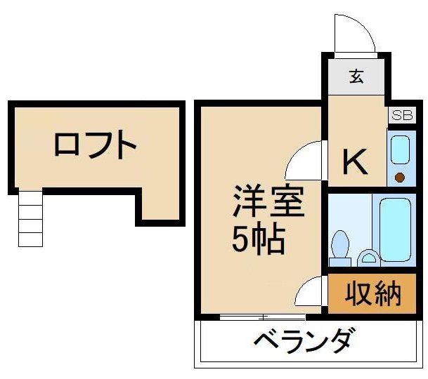 LH池田南(1K/2階)の間取り写真