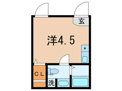 CONTEL MINAMIIKEBUKURO(ワンルーム/2階)の間取り写真
