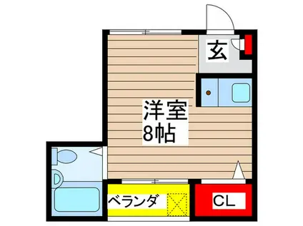 メゾン平井ANDOR(ワンルーム/3階)の間取り写真