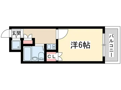 シーズ新大阪(1K/3階)の間取り写真