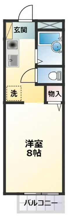 カームプレイス 1階階 間取り