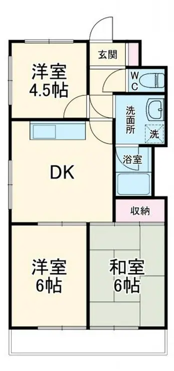 明石ビル 5階階 間取り