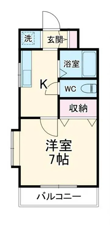 YRPサニー 1階階 間取り