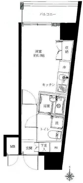 ヴェルステージ大山 6階階 間取り