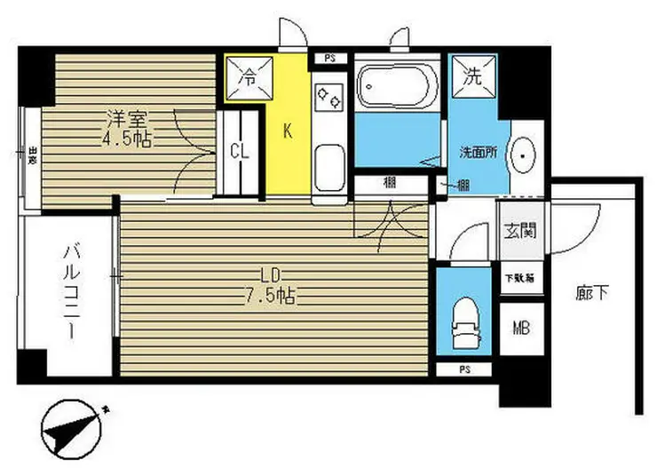 アビテ目白 8階階 間取り