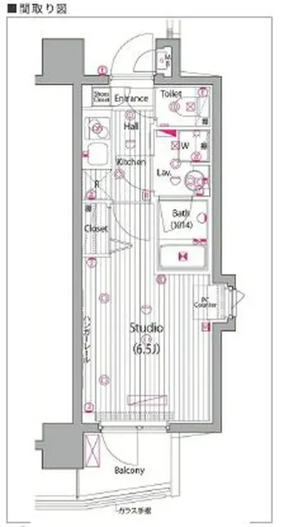 ガーラ・ヴィスタ田園調布 4階階 間取り