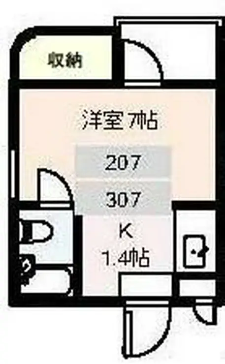 行徳グリーンハイツ 3階階 間取り