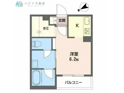 シャーメゾン コウジマチ(ワンルーム/3階)の間取り写真