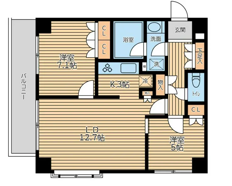 KDXレジデンス代官山Ⅱ 2階階 間取り