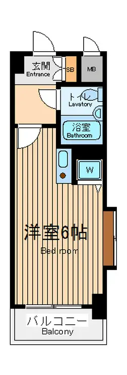 ニックアーバンスピリッツ川崎 9階階 間取り