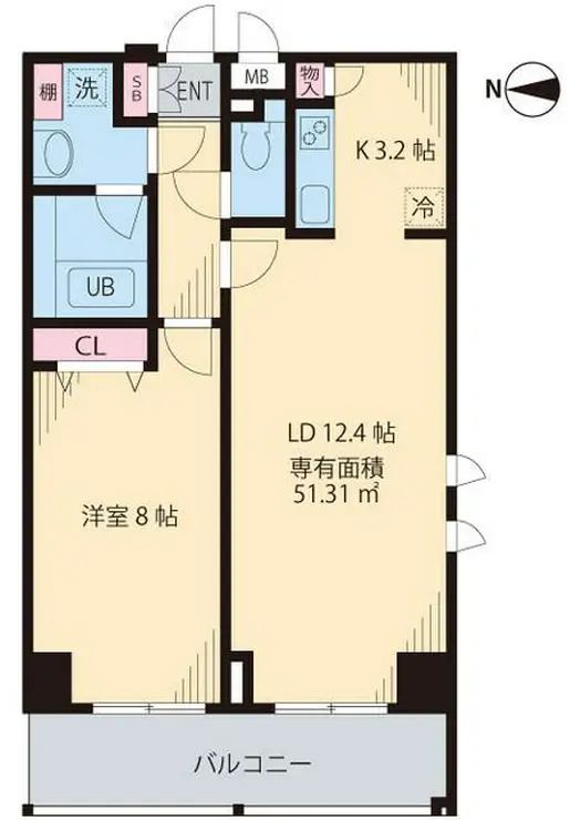 プレシャス音羽 5階階 間取り